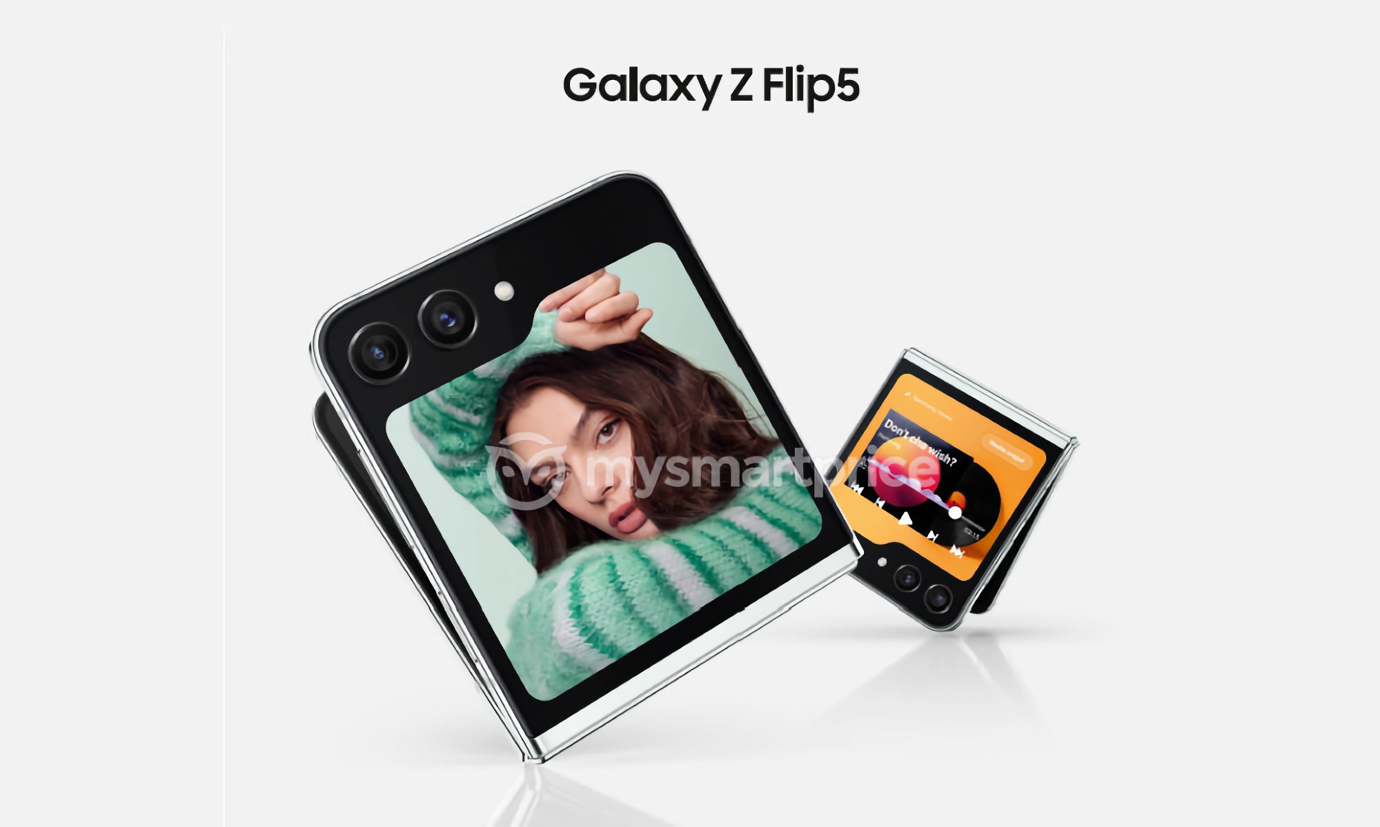 Efter Galaxy Fold 5: den första officiella bilden av Galaxy Flip 5 har dykt upp online