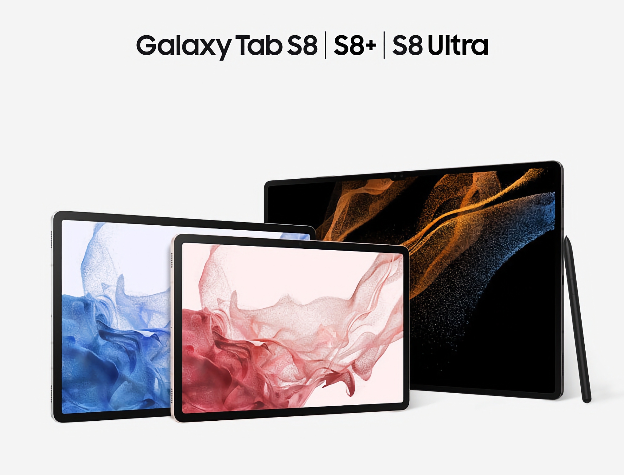 Samsung Galaxy Tab S8, Galaxy Tab S8+ och Galaxy Tab S8 Ultra har börjat få One UI 5.1.1