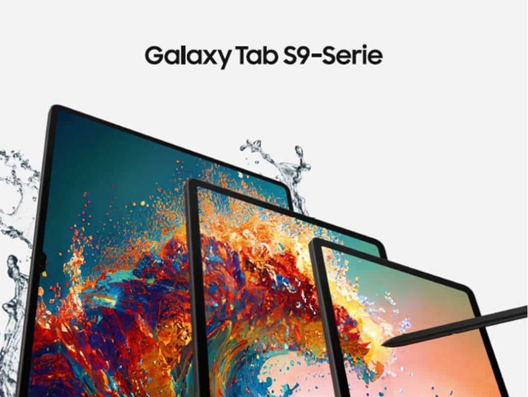 Alla tre Samsung Galaxy Tab S9-surfplattor avslöjade i officiella renderingar: Galaxy Tab S9 Ultra kommer att behålla ett hack