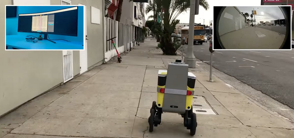 En robotkurir hjälpte polisen att gripa två Los Angeles-bor som försökte kidnappa den, men företaget kan nu vara i trubbel