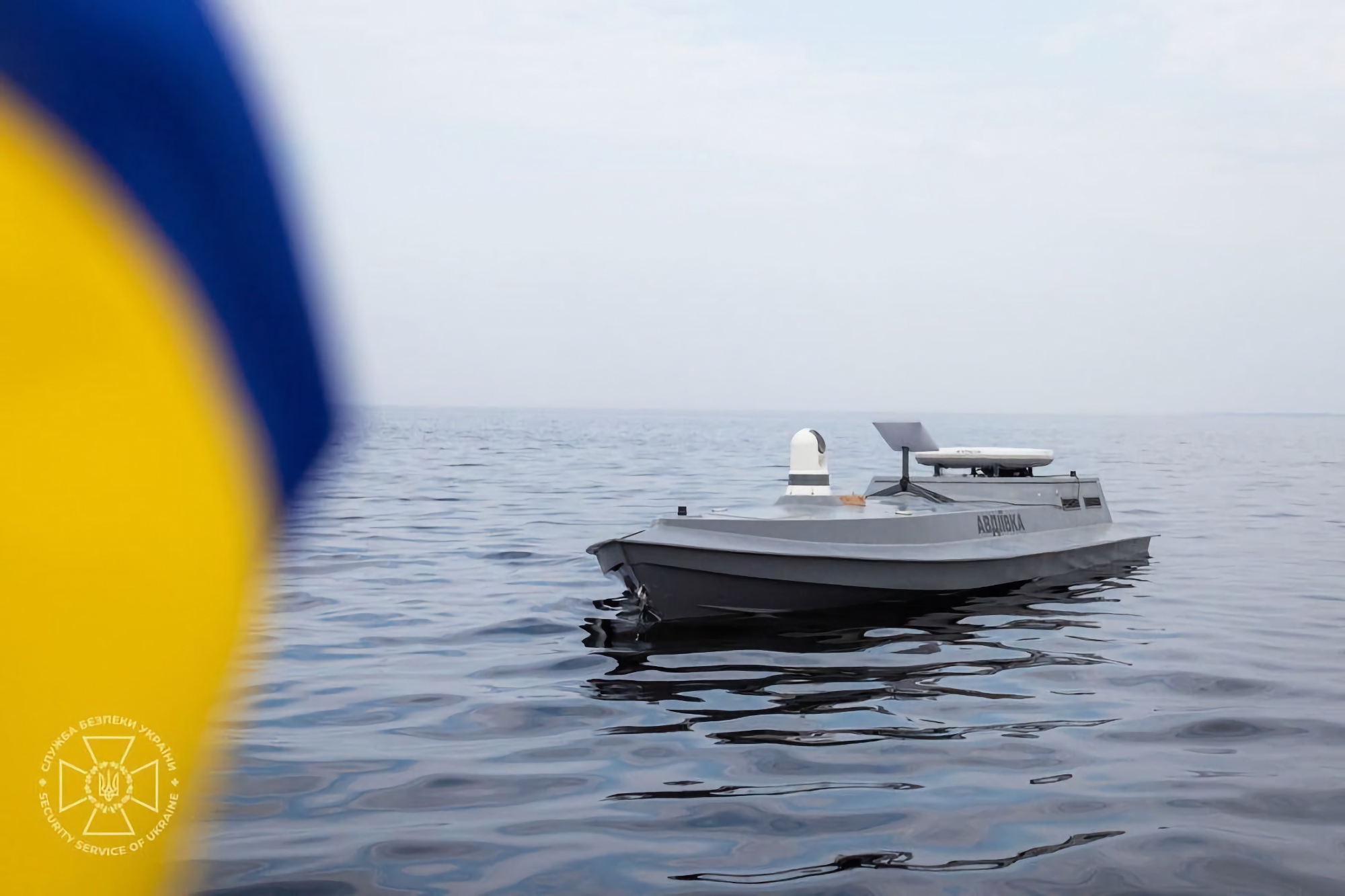 Ukrainas säkerhetstjänst testar en ny marin drönare av typen Sea Baby med en räckvidd på upp till 1 000 km och en nyttolast på cirka ett ton