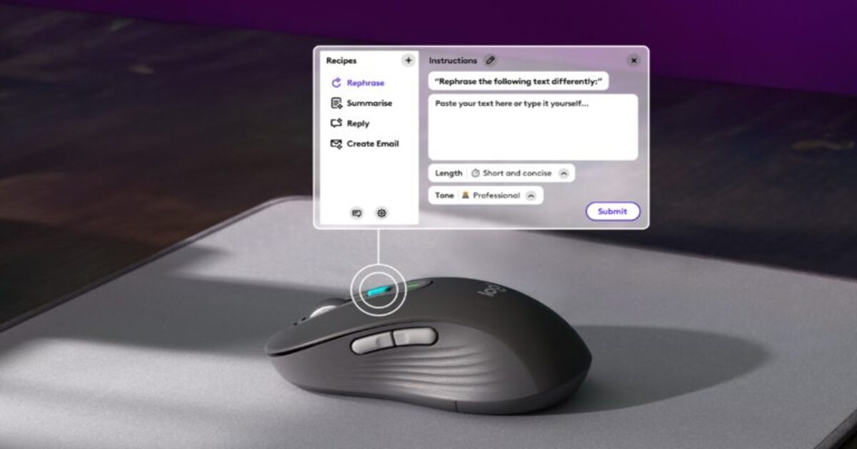 Ett nytt sätt att interagera: Logitech introducerar ChatGPT till sina möss och tangentbord