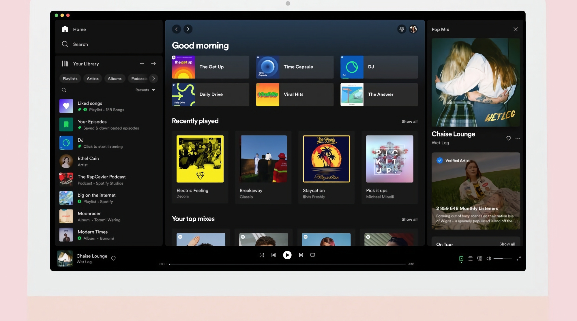 Spotify lanserar en uppdaterad desktop-version av appen