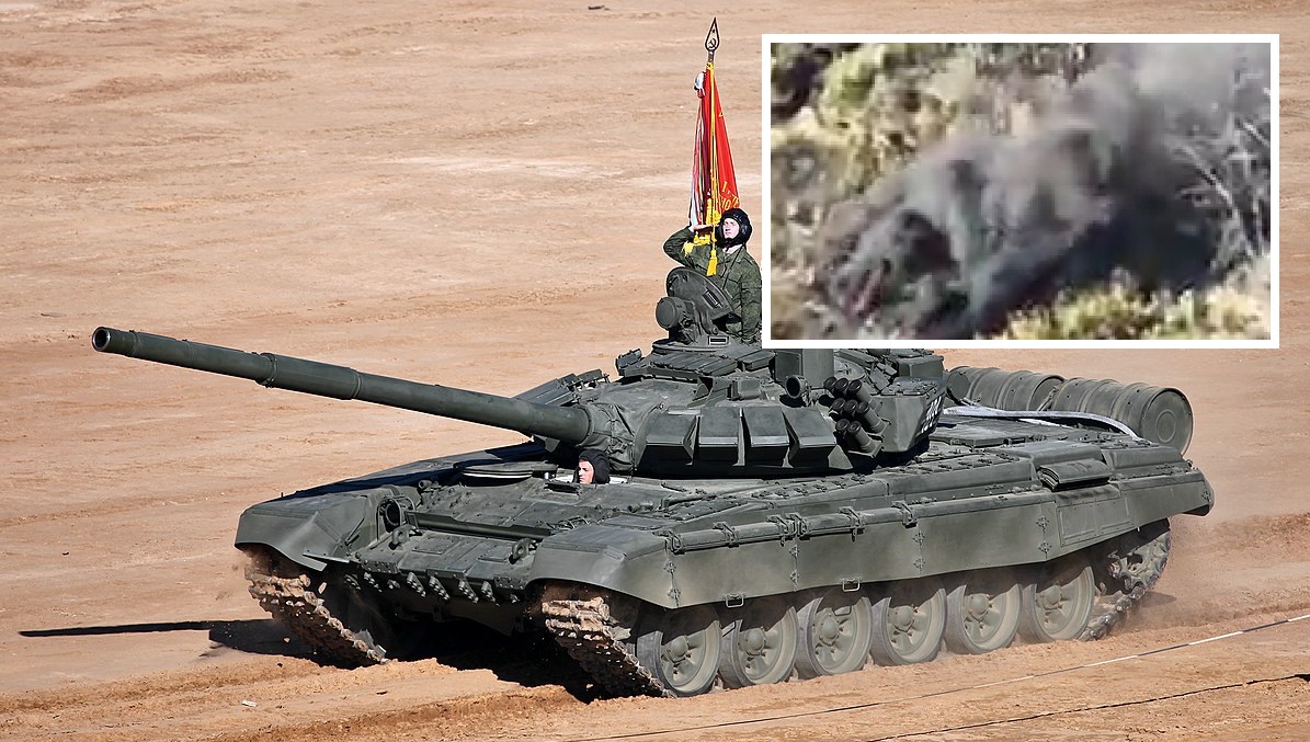 En FPV-drönare för 500 USD förstörde Rysslands nyaste stridsvagn T-72B3 av 2022 års modell till en kostnad av 3 miljoner USD