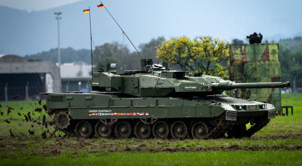 Italien kommer att investera 8,7 miljarder dollar för att köpa tyska moderniserade Leopard 2A8-stridsvagnar från 2024 och framåt