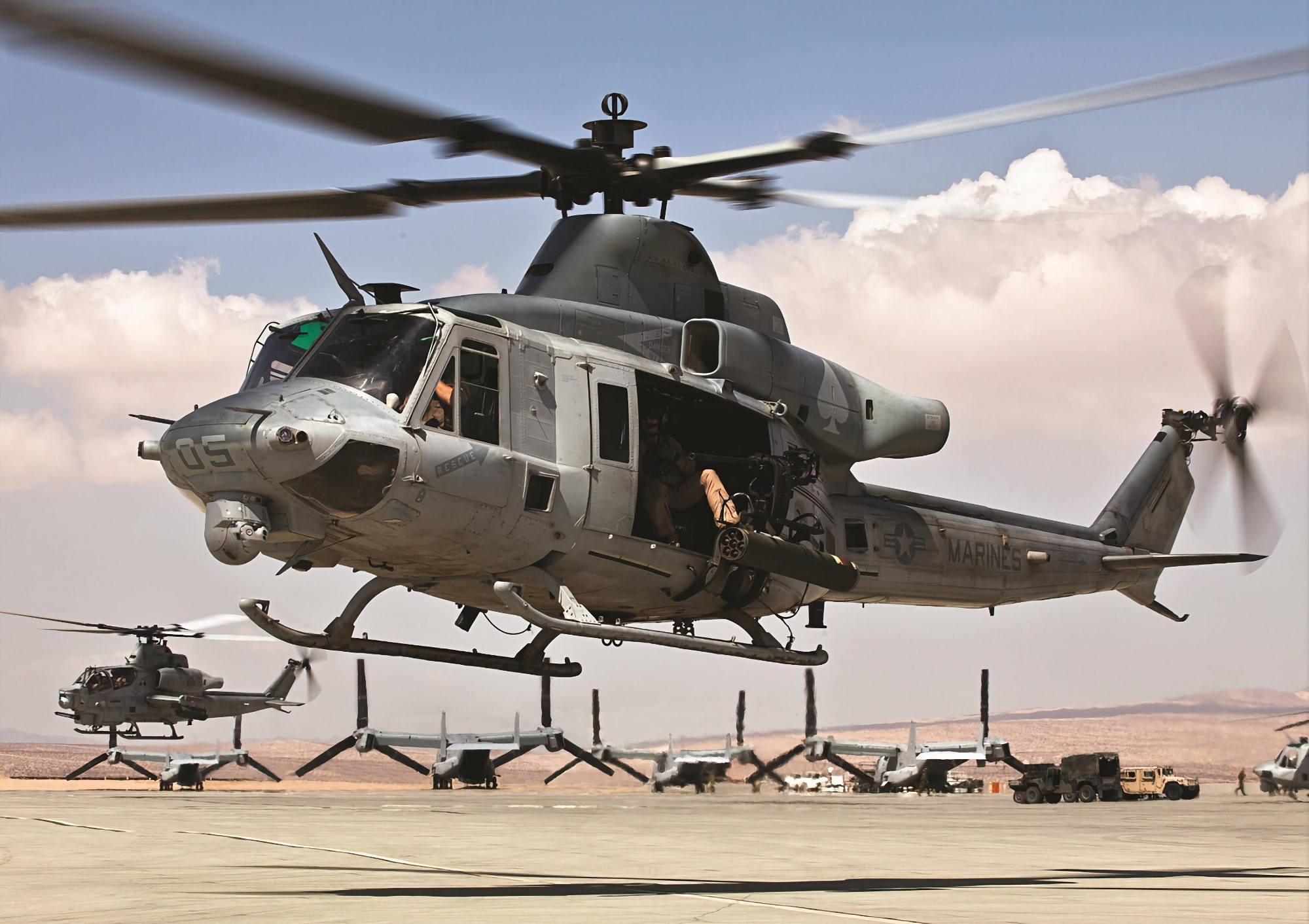USA har överfört en ny omgång attackhelikoptrar av typen UH-1Y Venom till Tjeckien