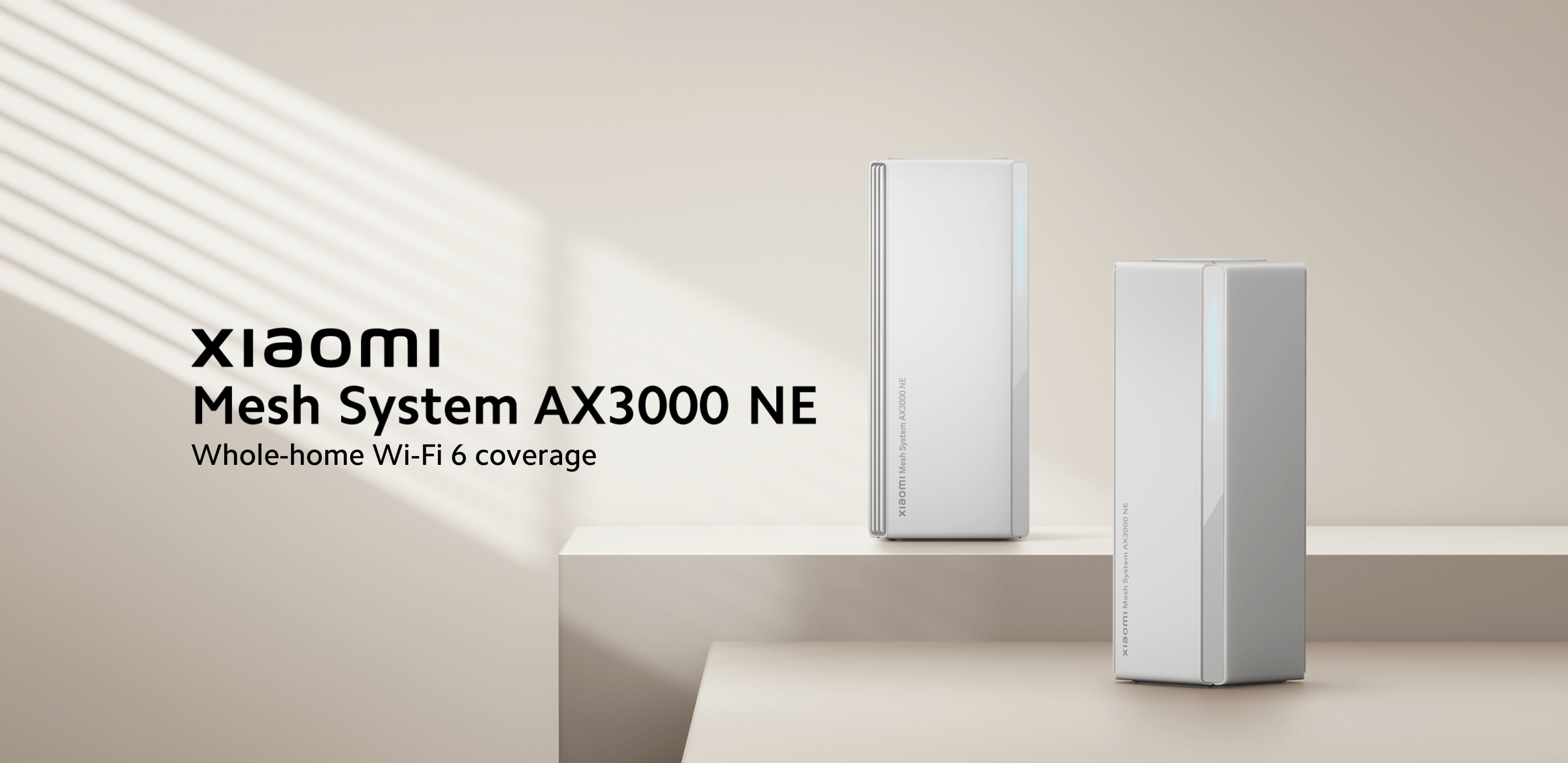 Xiaomi har lanserat AX3000 NE Mesh-system med WiFi 6-stöd på den globala marknaden 