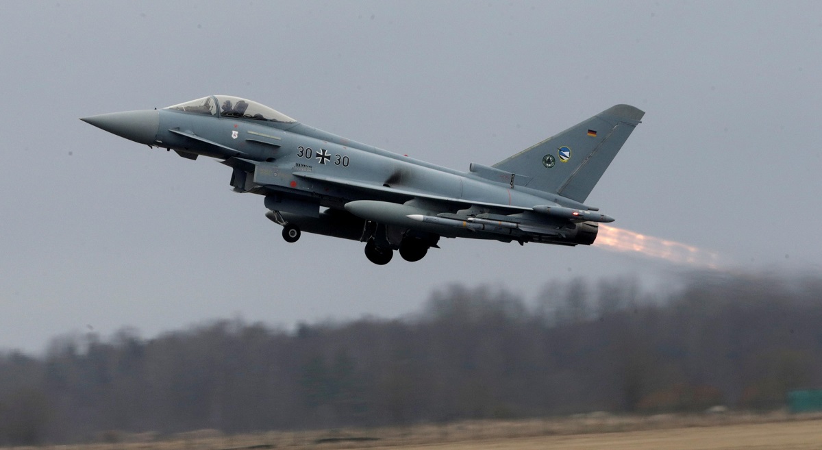 Ukraina räknar med tyska Eurofighter Typhoon fjärde generationens stridsflygplan