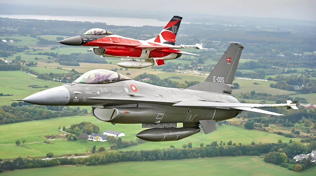 F-35 Lightning II hjälper Ukraina att få F-16 Fighting Falcon från Danmark tidigare