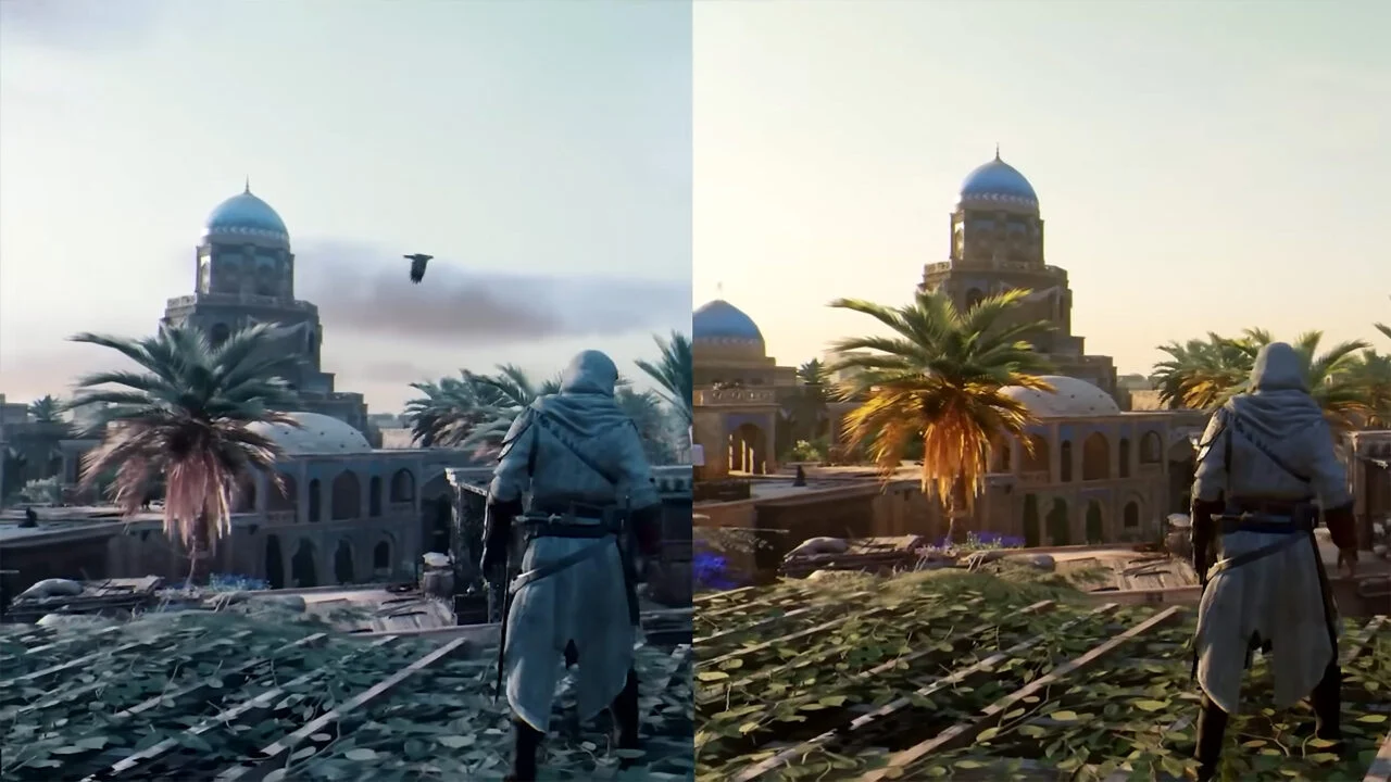 Ubisoft lägger till ett "nostalgiskt" gråblått filter i Assassin's Creed Mirage som i de första delarna