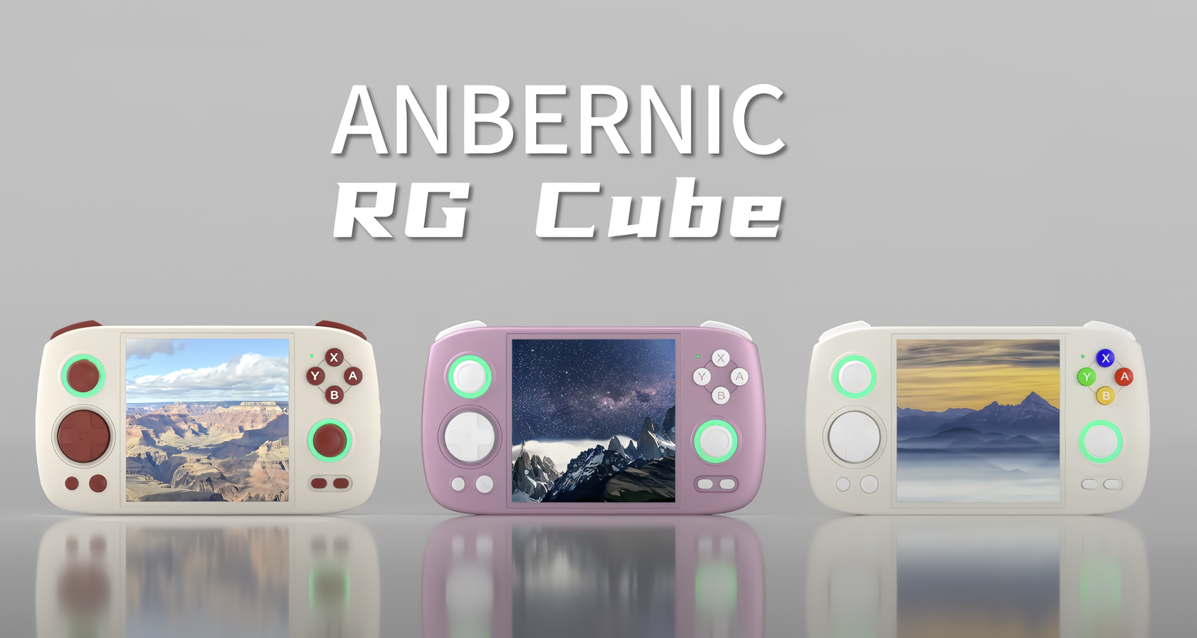 Spelkonsolen Anbernic RG Cube för retrospelsentusiaster har presenterats