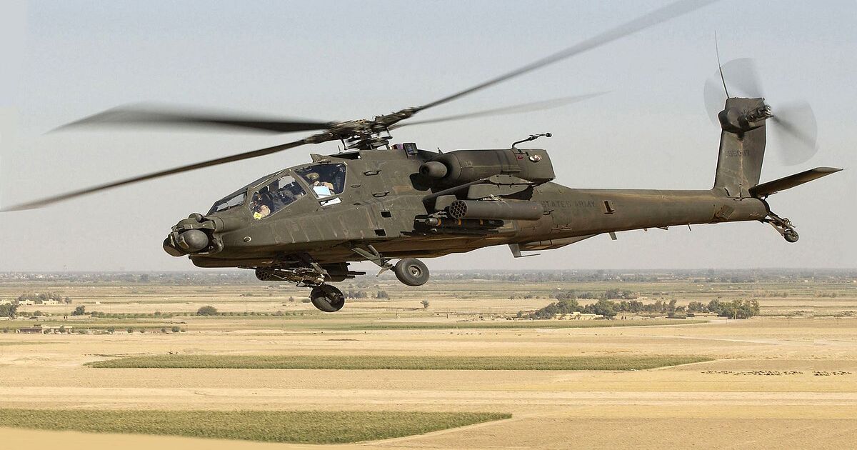 Apache-helikopter störtar i USA för tredje gången på två månader
