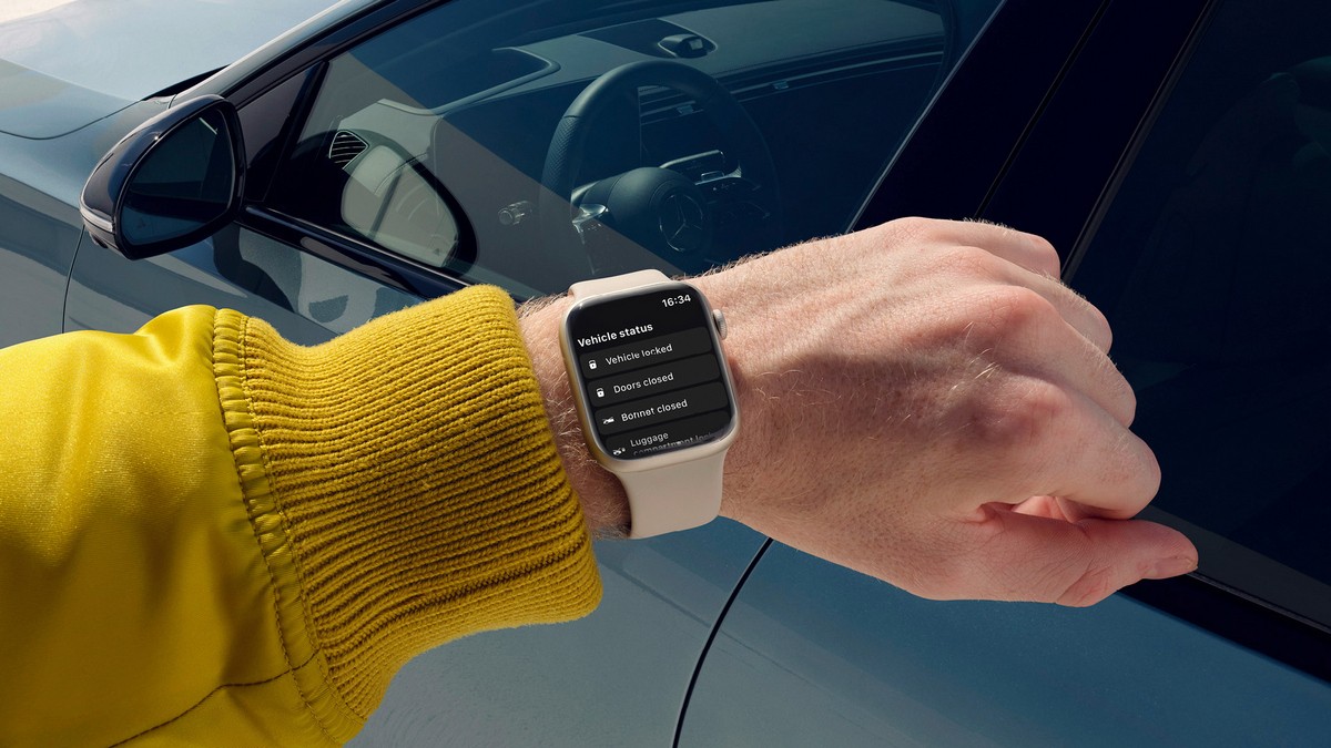 Mercedes har släppt en app för Apple Watch: kontroll av effektreserv, laddningsstatus och bilstyrning