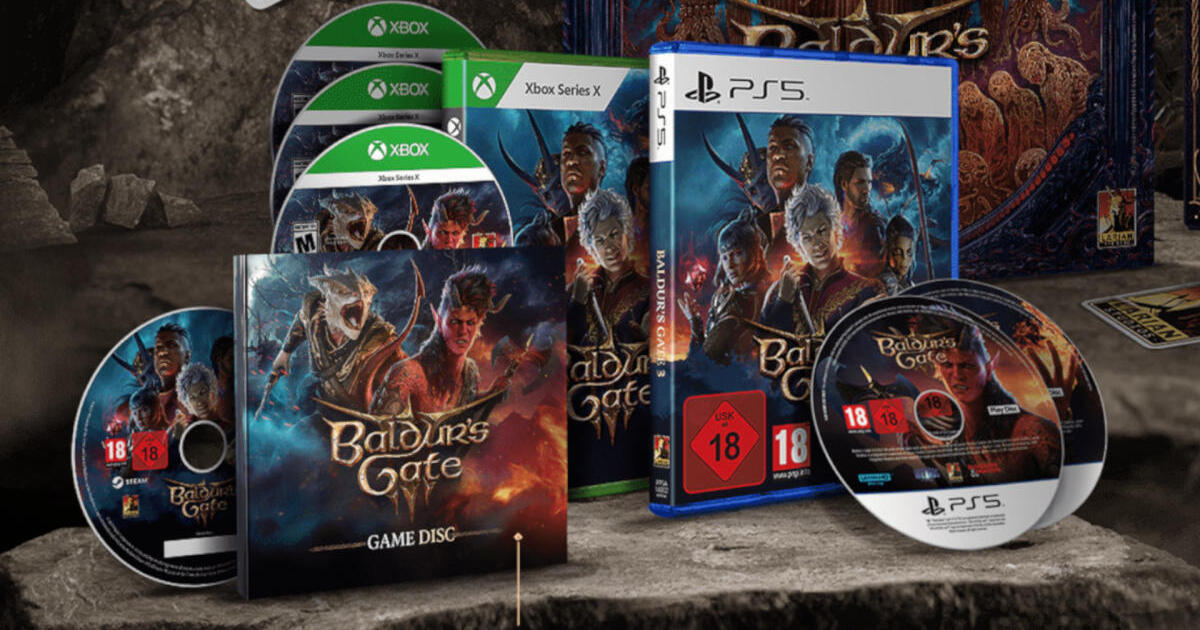 Nu är det officiellt: den fysiska versionen av Baldur's Gate III för Xbox Series-konsoler kommer att innehålla 4 skivor