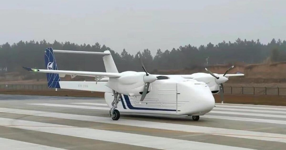 Kan flyga 500 km: Kineserna utvecklar tvåmotorig UAV HH-100 