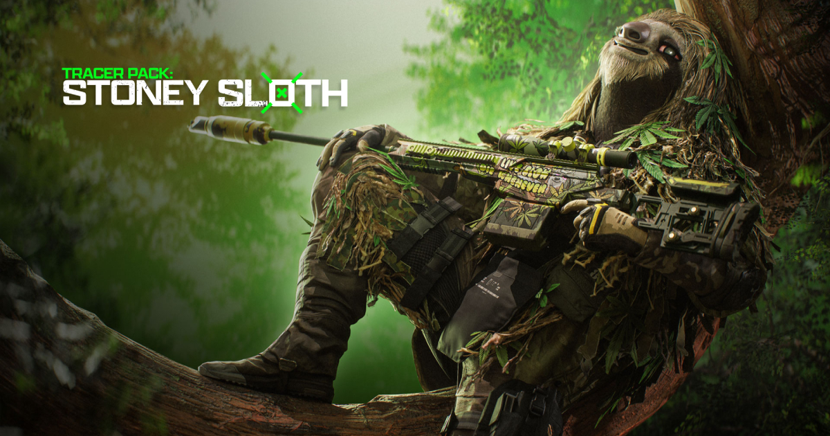 Call of Duty har ett konto för stenade sloths: nej, det är inte ett skämt