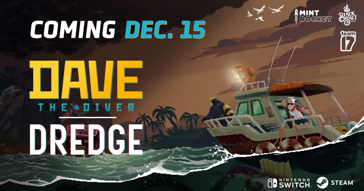 Ett möte mellan två seglare: Dave the Diver kommer att få en gratis uppdatering den 15 december med innehåll från Dredge