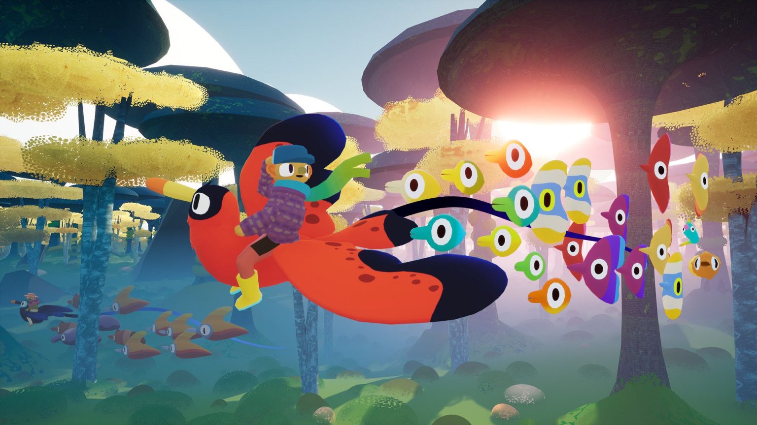 Annapurna Interactive lanserar Flock, ett kooperativt spel om att samla flygande varelser och kommunicera med sina vänner