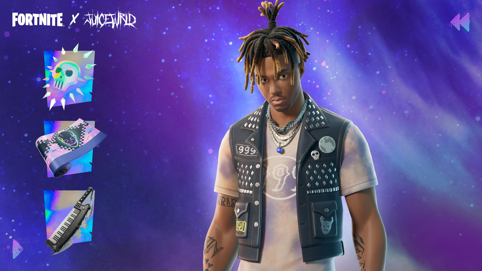 Juice WRLD ansluter sig till Fortnite: exklusivt skin till stjärnans ära