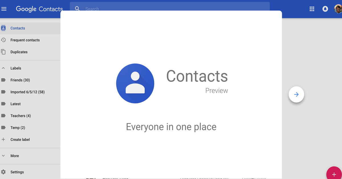 Uppdatering av Google Kontakter gör det enklare att skapa nya poster