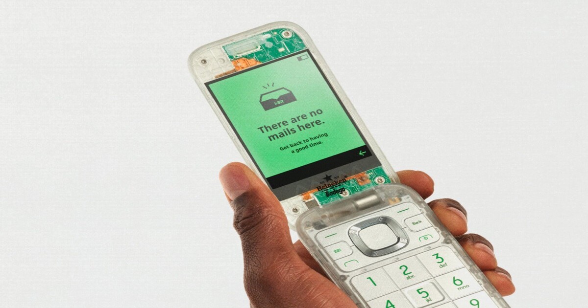 Öl och teknik: Heineken presenterar sin egen telefon