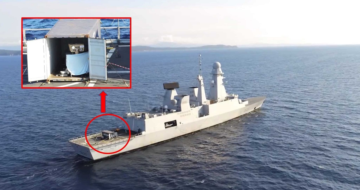 Den franska flottan har testat HELMA-P 2kW precisionslaservapensystem, som kan förstöra drönare på upp till 1 km avstånd