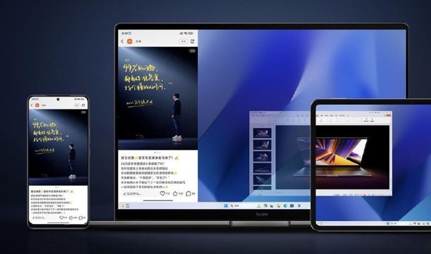 Xiaomi har avslöjat möjligheterna att dela Redmi K70-smartphones och Redmi Book 2024-bärbara datorer med HyperOS