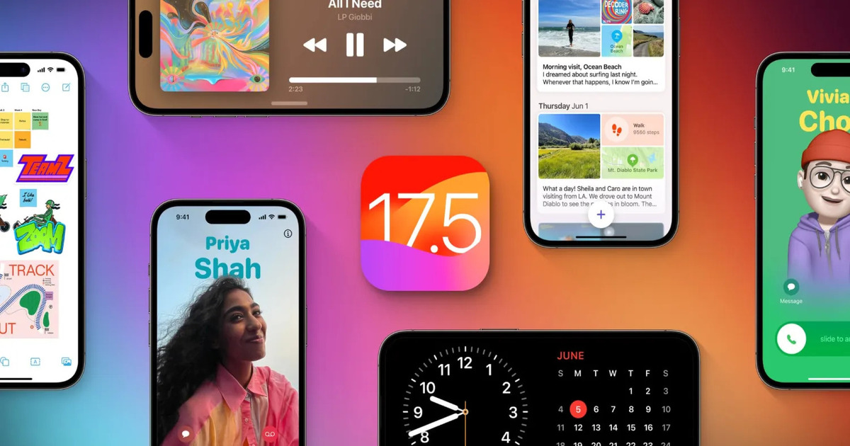 Apple förbereder sig för att släppa iOS 17.5