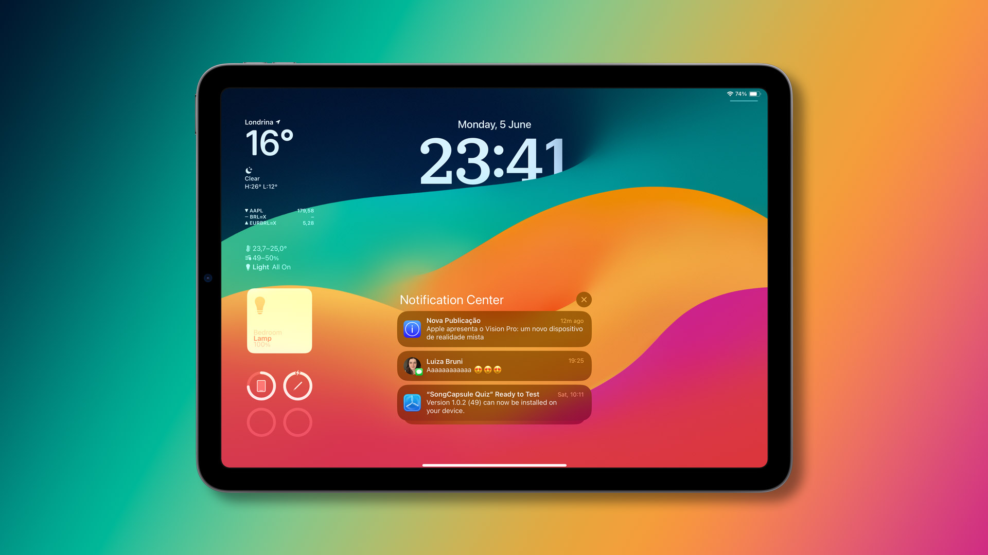 Apple har släppt iPadOS 17 med en ny låsskärm, interaktiva widgetar och en hälsoapp