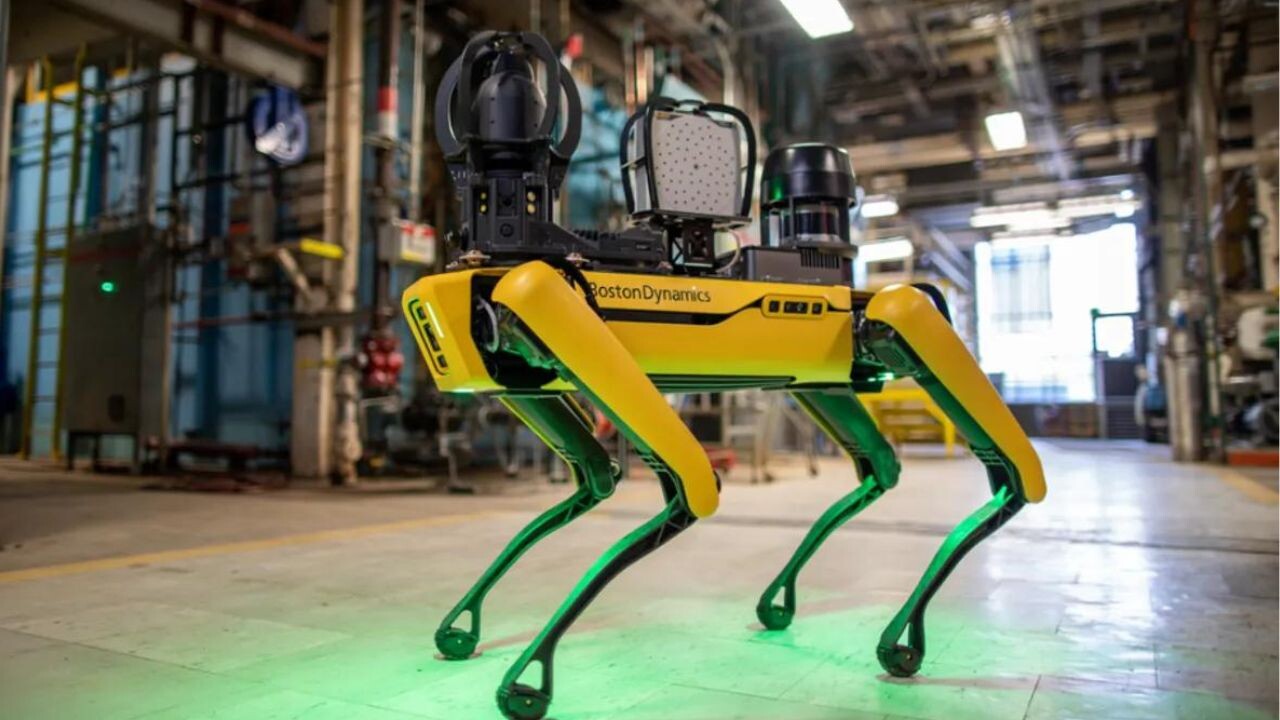 Den hundliknande roboten Spot har använts för att kartlägga den radioaktiva zonen vid kärnkraftverket Dounreay i Storbritannien