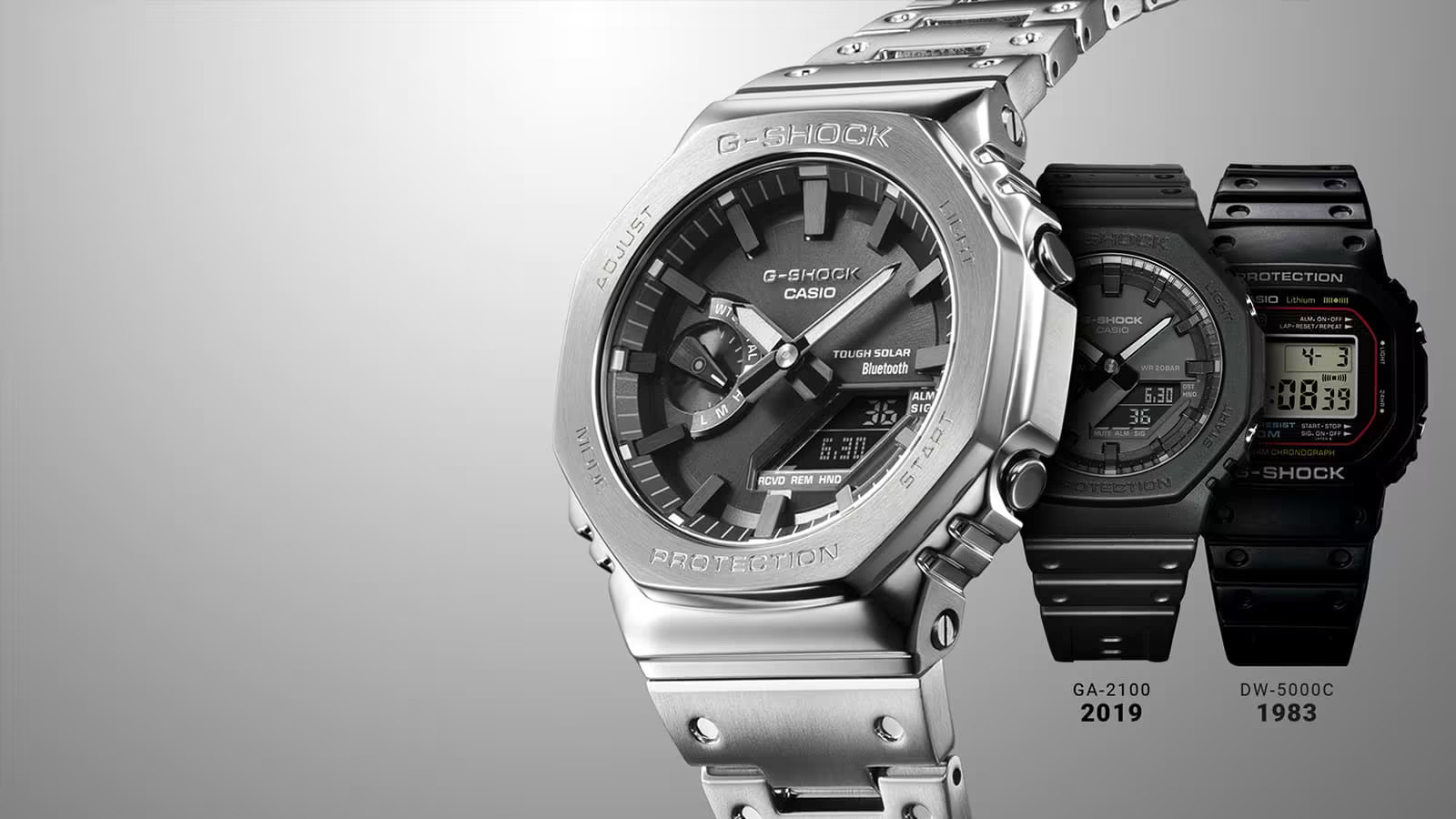 Casio G-Shock Full Metal 2100: Nya GM-B2100SD-1A och GMB2100AD-5A modeller kommer snart till Europa för €549