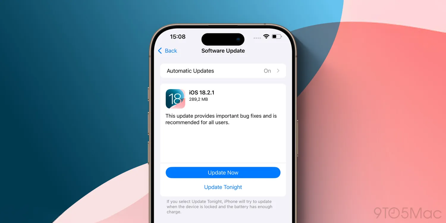 iOS 18.2.1 är här: Allt om uppdaterade funktioner och buggfixar