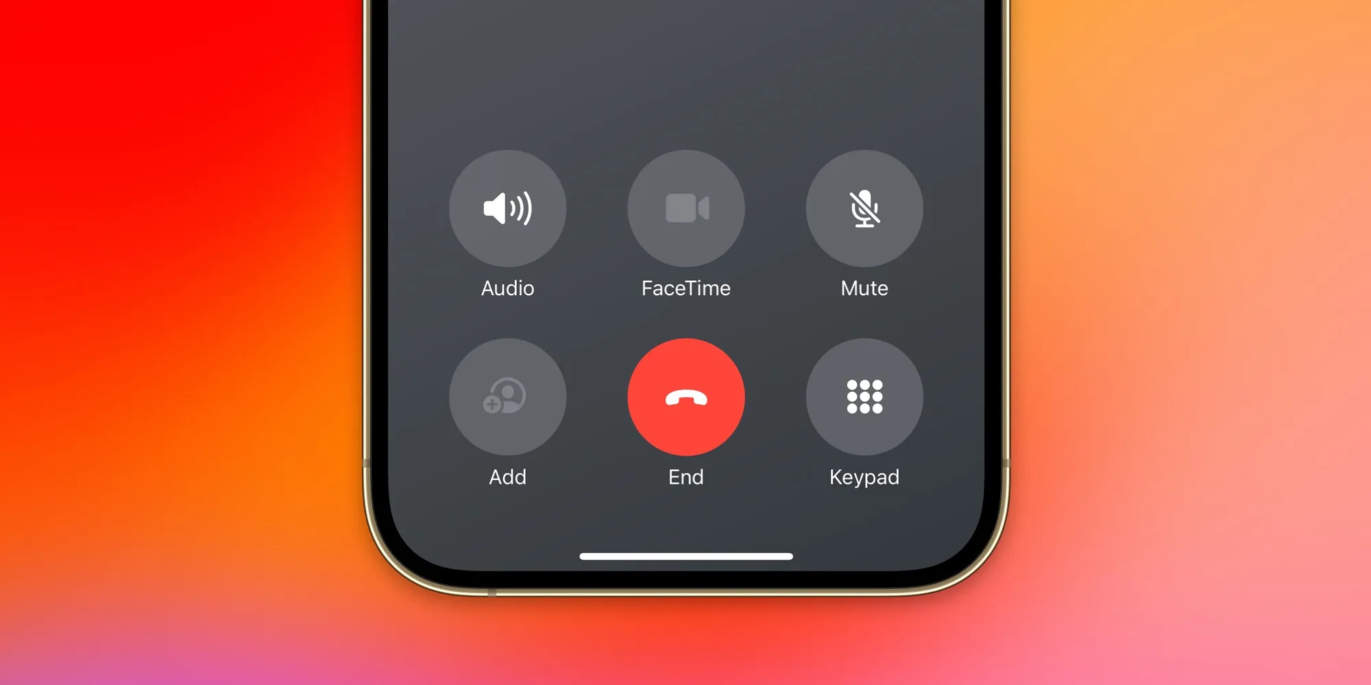 Kanske tillräckligt? Apple har flyttat knappen Avsluta samtal igen i iOS 17 beta 6