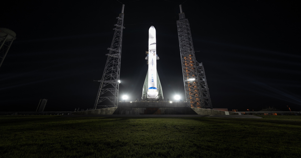  Blue Origins tunga raket New Glenn lyfter för första gången