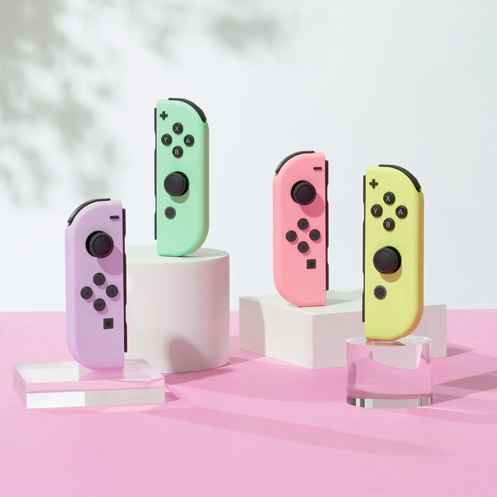 Nintendo har presenterat nya pastellfärgade Joy-Con-kontroller