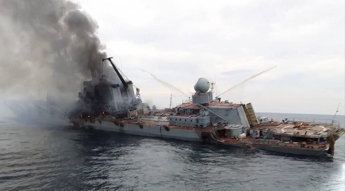 Ukrainska Neptun sjömålsrobotar förstörde den 750 miljoner dollar dyra flaggskeppsrobotkryssaren Moscow under provskjutningar