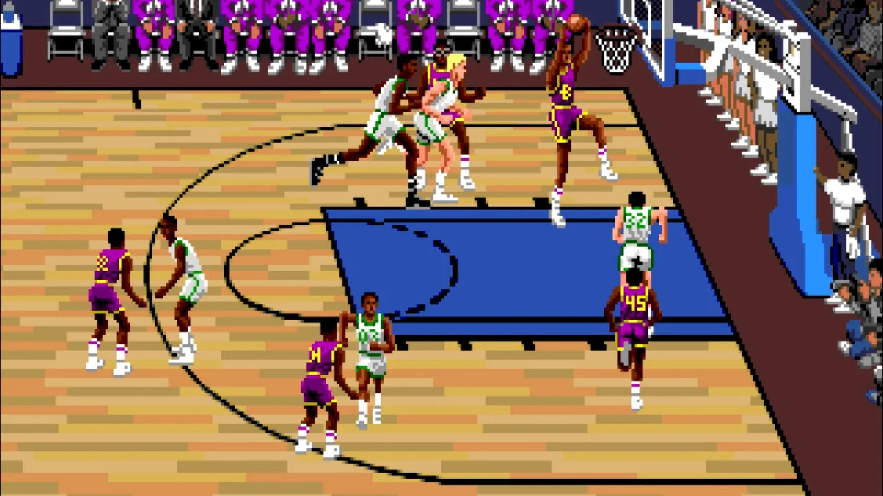 En kopia av NTSC PAL-versionen av Sega Genesis Lakers vs Celtics såldes nyligen för 10 000 dollar! 