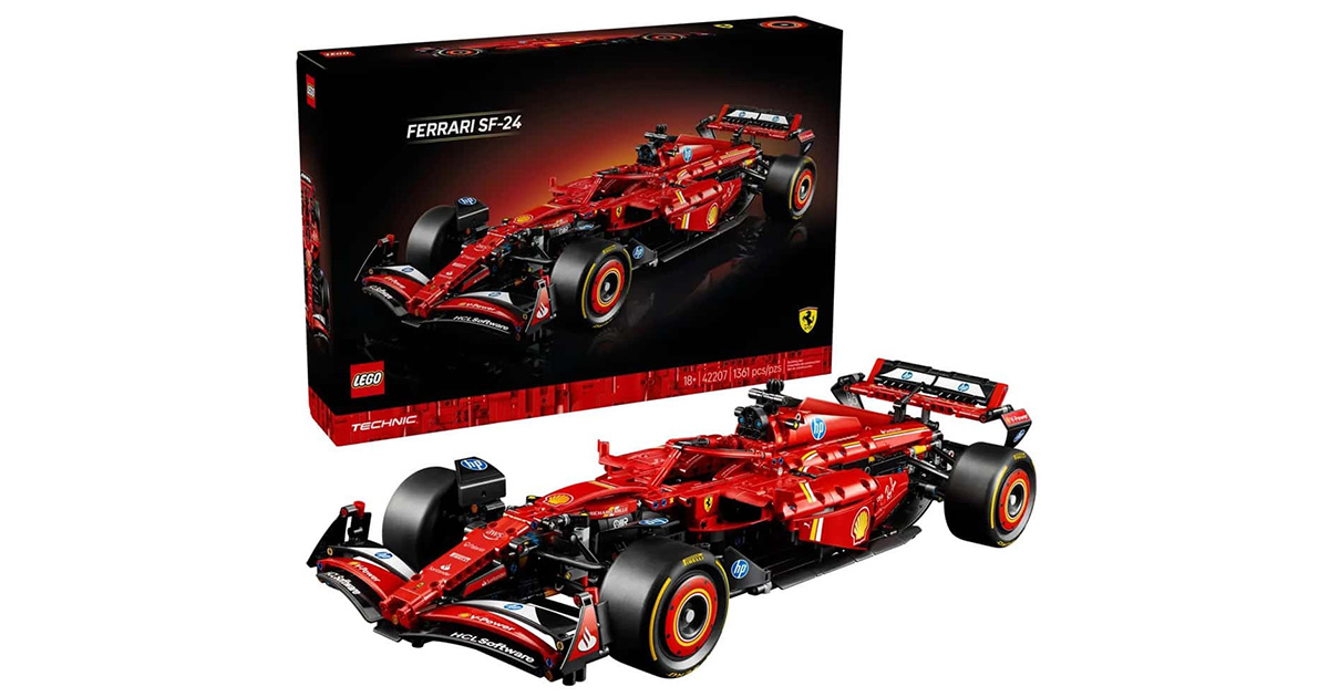 Lego Technic presenterar en ny produkt: Ferrari SF-24 F1 modell