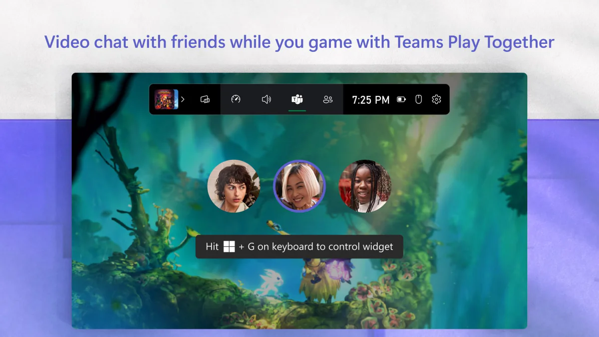 Microsoft integrerar Teams i Xbox Game Bar så att spelare kan streama sitt spelande till vänner