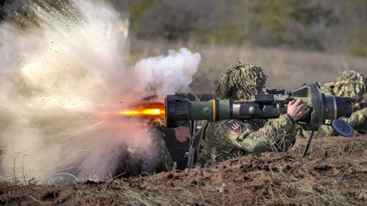 Specialförband förstör rysk stridsvagn med pansarvärnssystemet NLAW