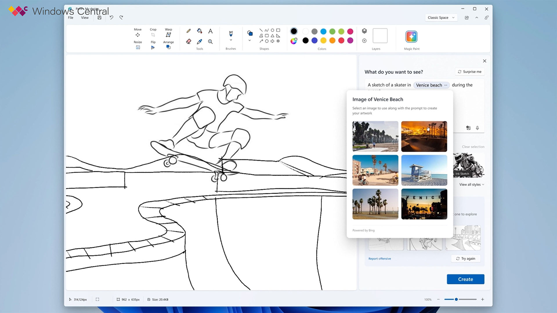 Microsoft Paint för Windows 11 kommer att lägga till algoritmer för artificiell intelligens för bildmanipulering