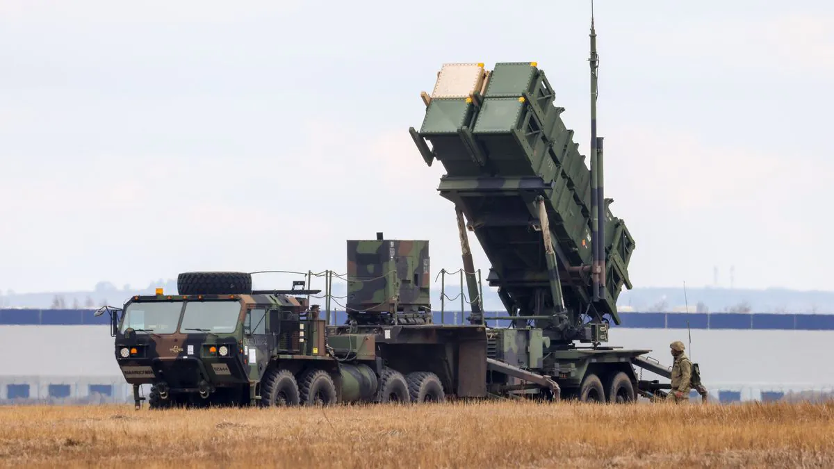 Tyskland kommer att flytta Patriot-luftvärnsrobotar från Slovakien till Litauen för att försvara NATO-toppmötet