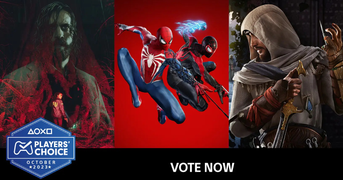 Mirage, Marvel's Spider-Man 2 eller Alan Wake 2? Omröstningen om oktober månads bästa spel har börjat på PlayStation Blog