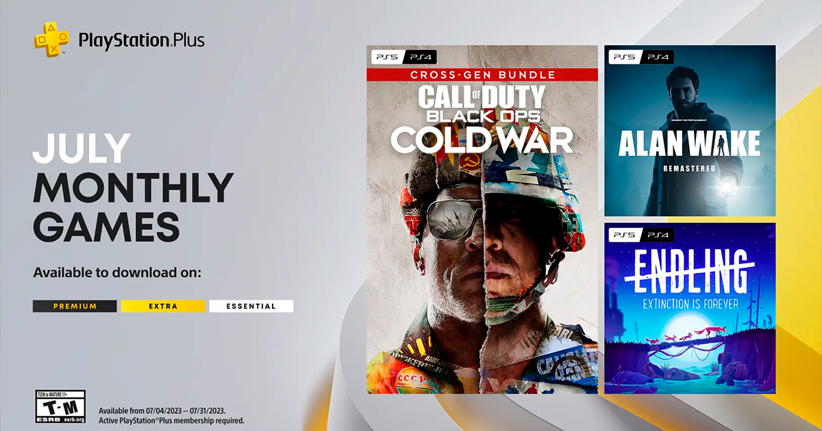 De skämmer bort dig så mycket de kan: PlayStation Plus-prenumeranter kommer att få Black Ops Cold War, Alan Wake Remastered och Endling - Extinction is Forever i juli 