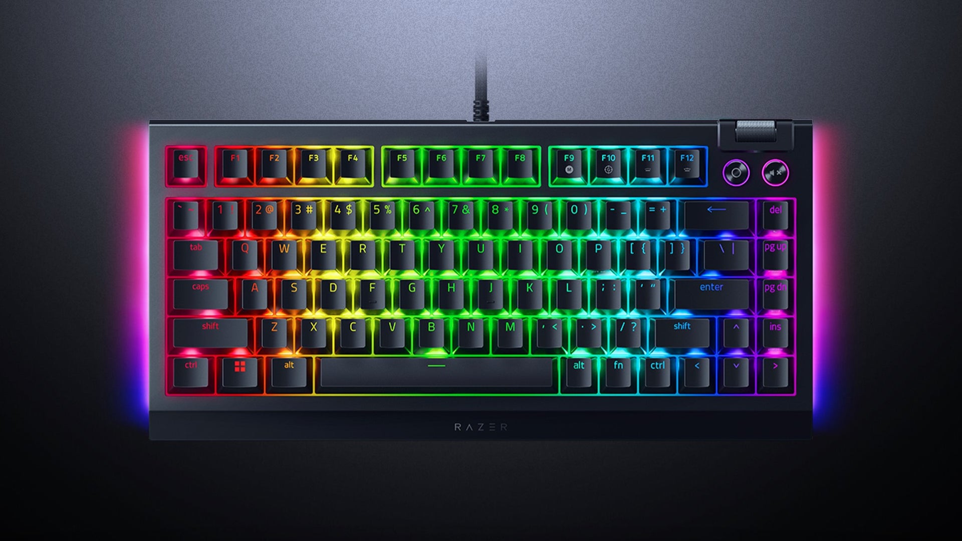 Razer lanserar det nya 65 % trådlösa BlackWidow V4 Mini HyperSpeed-tangentbordet med utbytbara tangenter