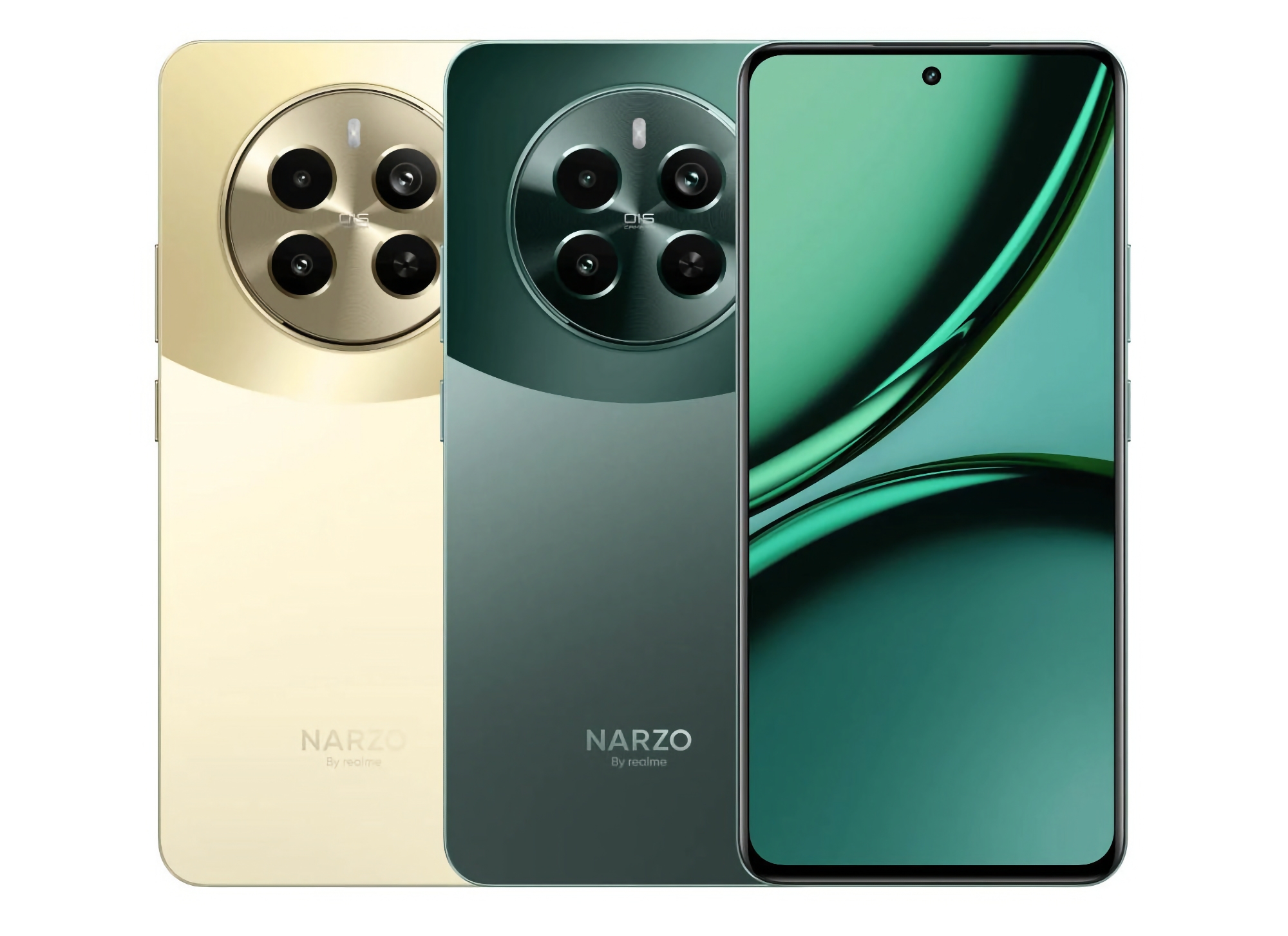 Realme Narzo 70 Pro 5G: 120 Hz AMOLED-skärm, Dimensity 7050-chip, 50 MP-kamera och 5000 mAh-batteri för 240 USD
