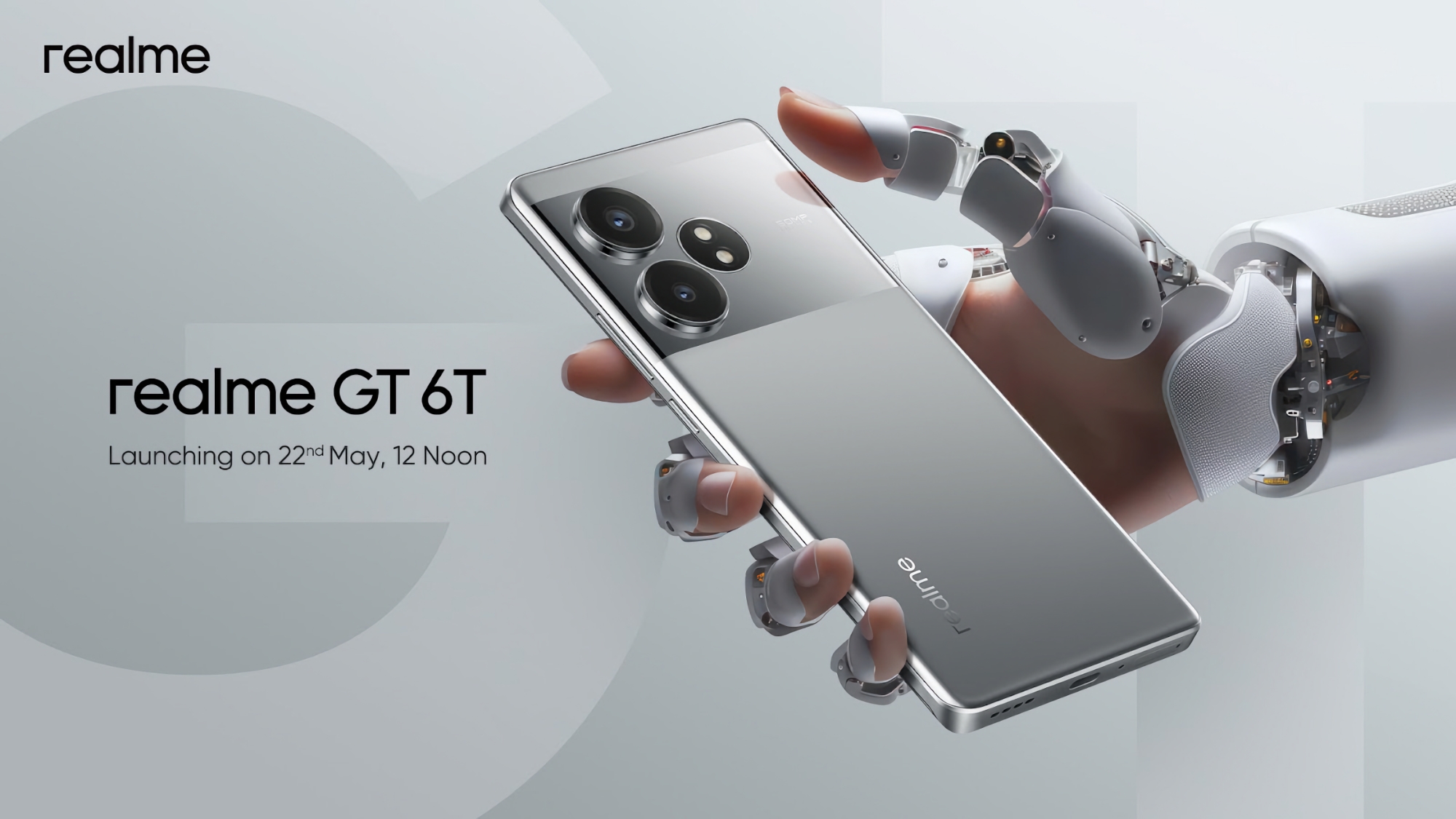 Det är officiellt: realme GT 6T med 120Hz OLED-skärm, Snapdragon 7+ Gen 3-chip och 5.500 mAh-batteri debuterar den 22 maj