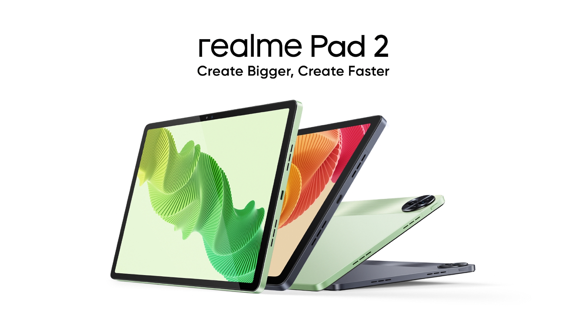Realme Pad 2: 11,5-tums 120Hz-skärm, MediaTek Helio G99-chip, fyra högtalare och LTE-stöd från $245