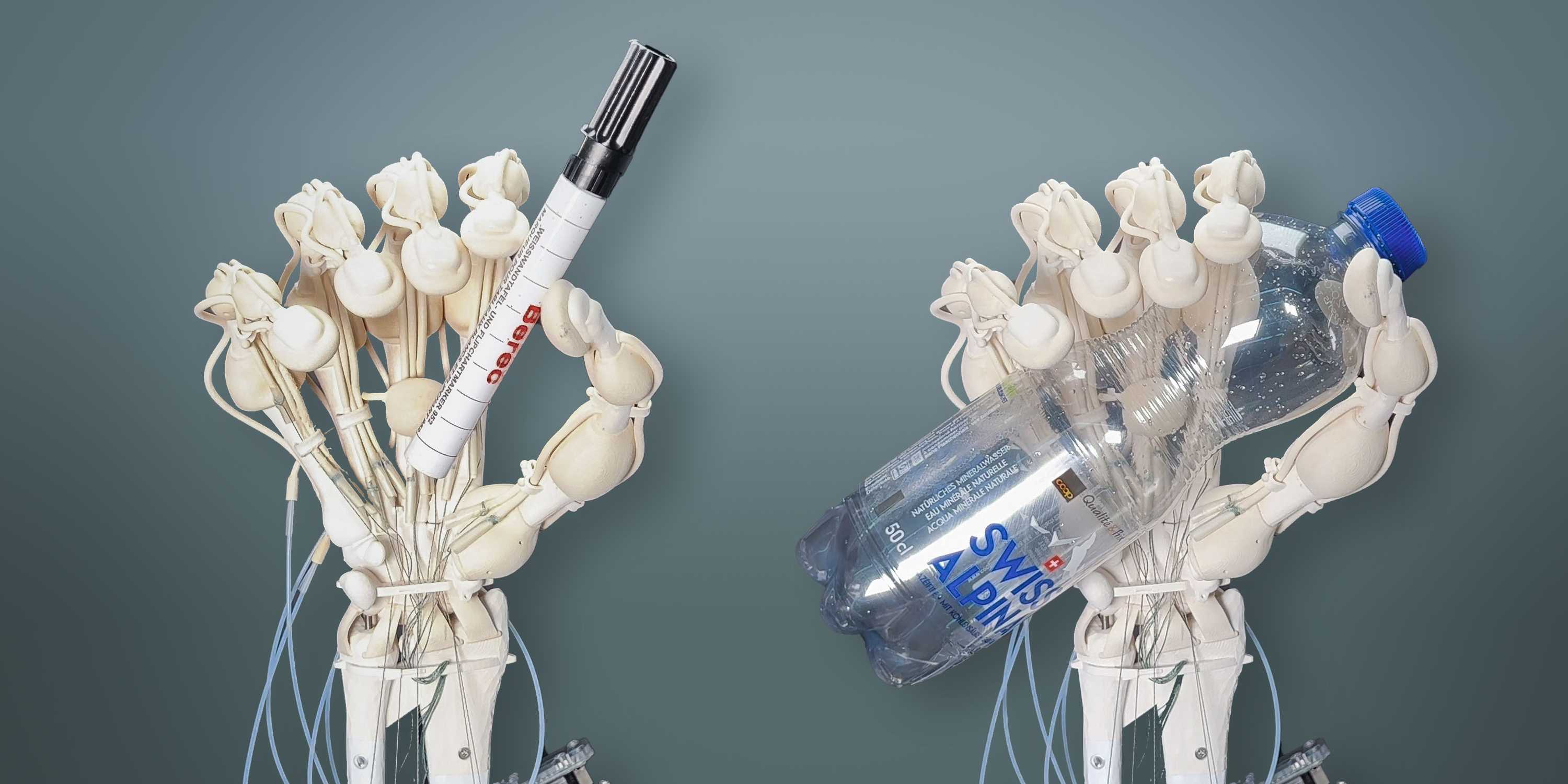 Forskare från ETH Zürich har för första gången lyckats skriva ut en robotarm med ben, ligament och senor