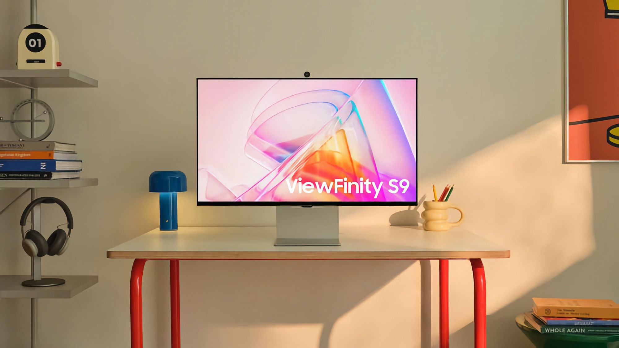 Samsung ViewFinity S9 blir global: 5K-skärm med inbyggd webbkamera och Tizen TV OS ombord